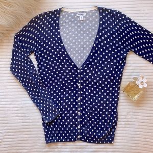 Old Navy polkadot cardigan - Size XS.